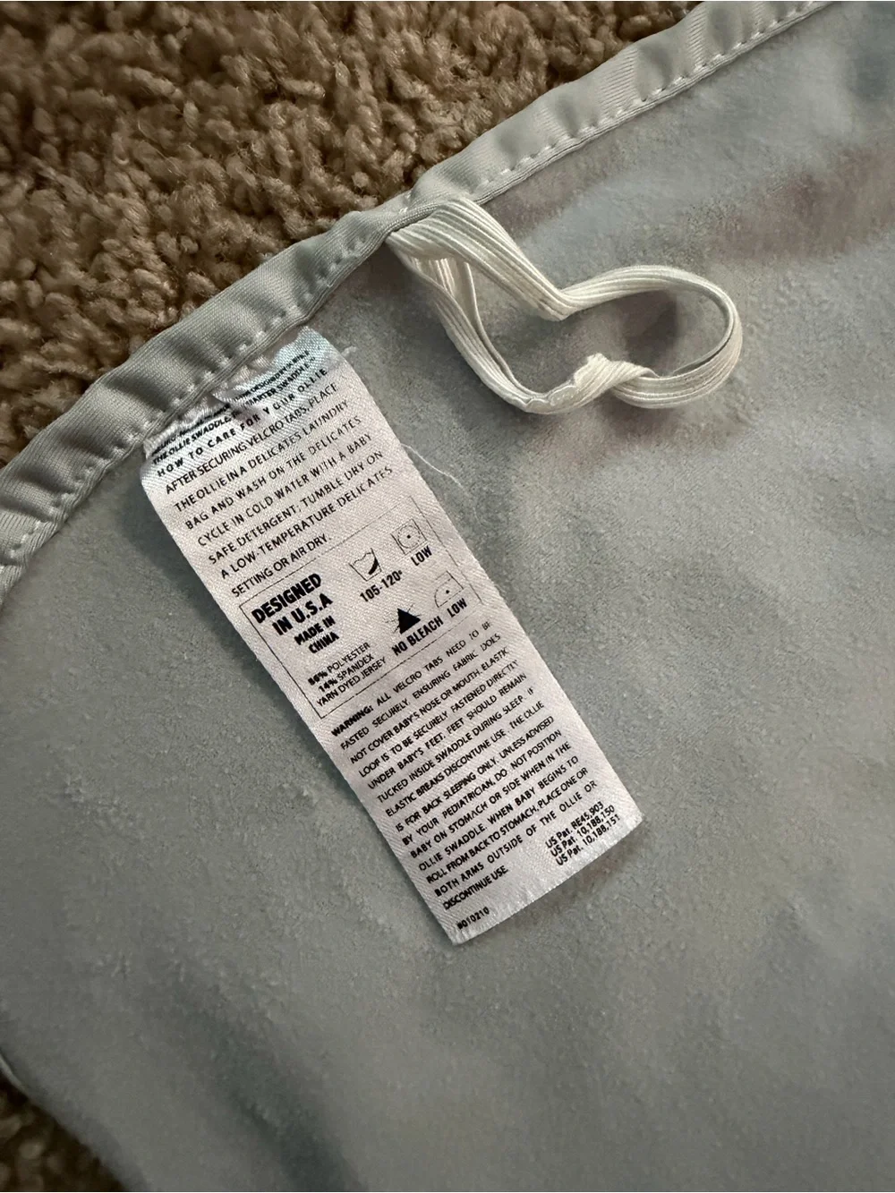 The Ollie baby infant swaddle